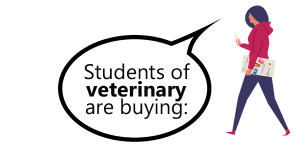 The dental, medical and veterinary depot for the student
